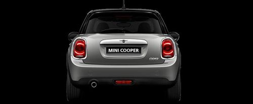 Full Rear View of MINI 5 Door