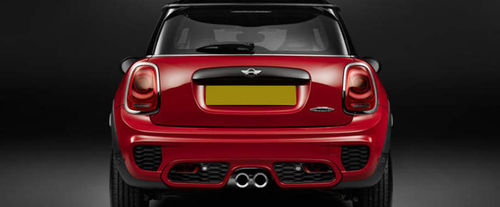 Full Rear View of MINI 3 Door