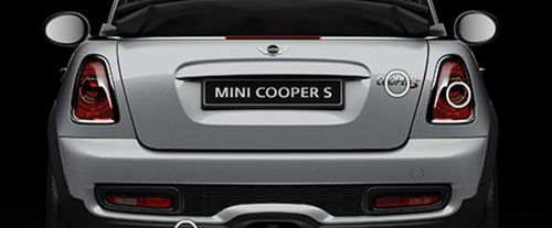 Full Rear View of MINI Cabrio