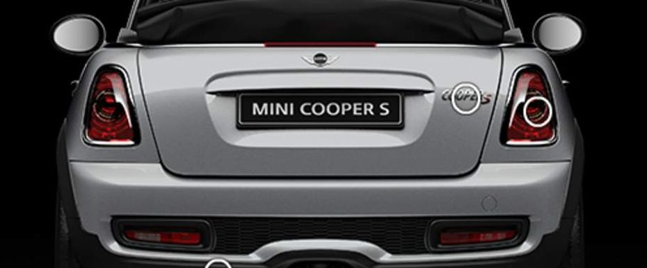 Full Rear View of MINI Cabrio