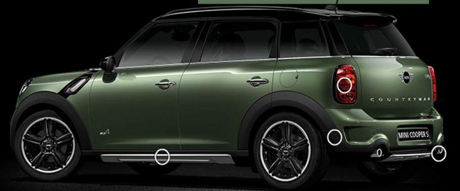 Rear Cross Side View of MINI Countryman