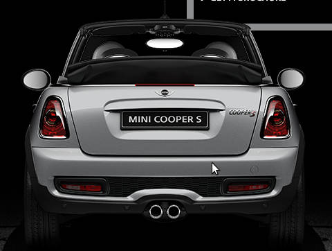 Full Rear View of MINI Cooper Full Rear View of MINI Cooper