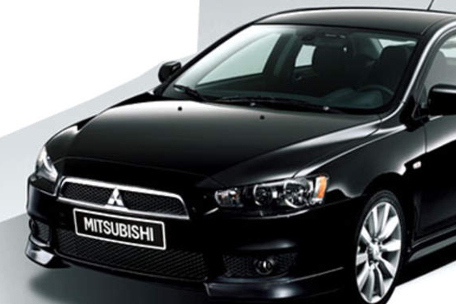 Mitsubishi Lancer EX Front Angle High View in Qatar
