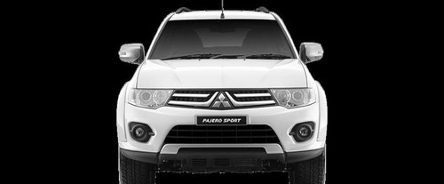Full Front View of Pajero Sports
