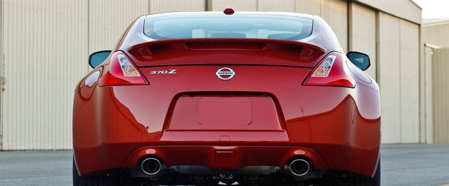 Full Rear View of Nissan 370Z Coupe Full Rear View of Nissan 370Z Coupe