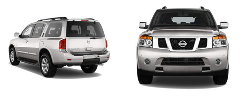Nissan Armada Dimension Side View