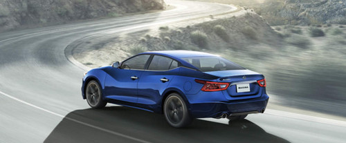 Rear Cross Side View of Nissan Maxima