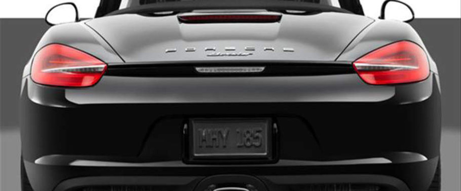 Full Rear View of Porsche Boxster