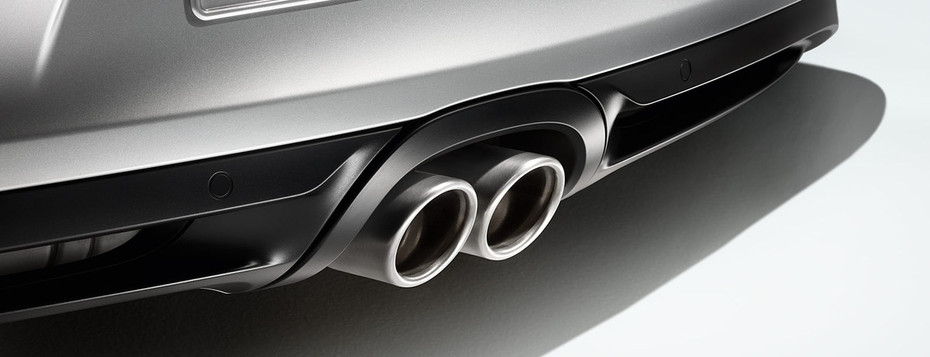 Exhaust Pipe of Porsche Boxster S