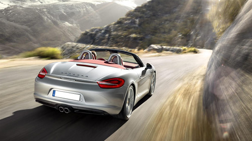Boxster S Rear angle view