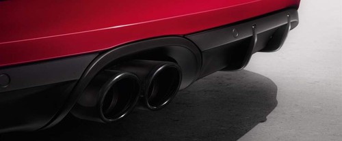 Exhaust Pipe of Porsche Boxster GTS
