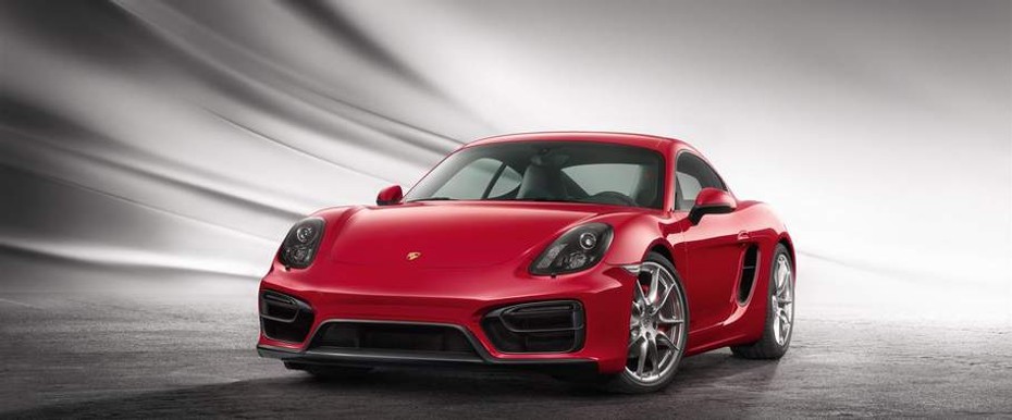 Porsche Cayman GTS Front Angle High View