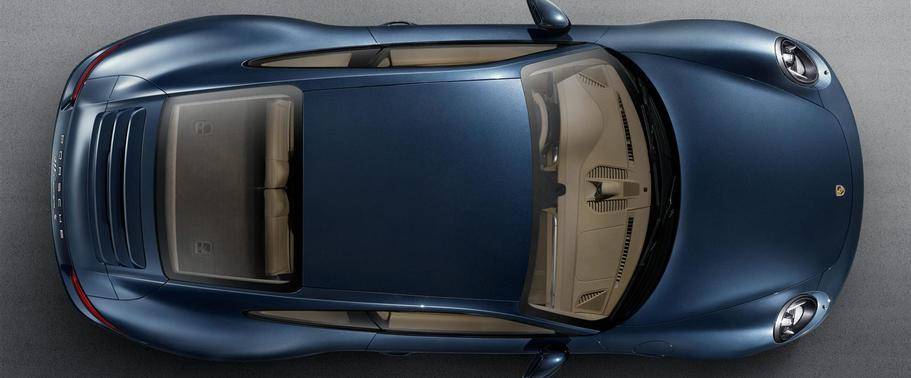 Top View of 911 Carrera S Top View of 911 Carrera S