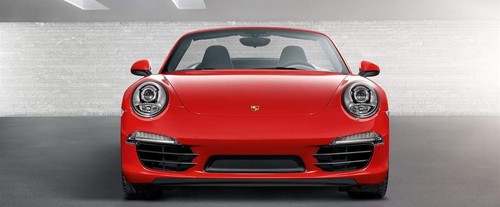 Full Front View of 911 Carrera Cabriolet
