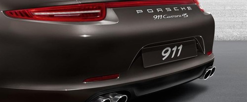 Exhaust Pipe of Porsche 911 Carrera 4S