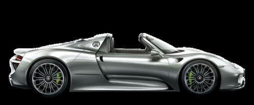 Porsche 918 Spyder Drivers Sideview