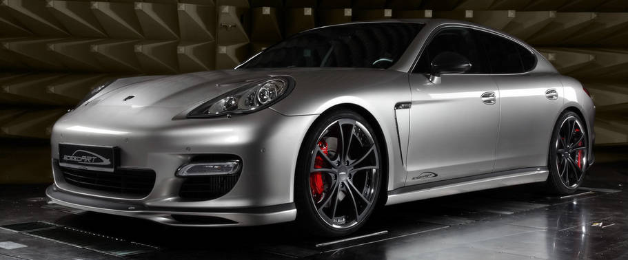 Porsche Panamera Turbo Front Side View Porsche Panamera Turbo Front Side View