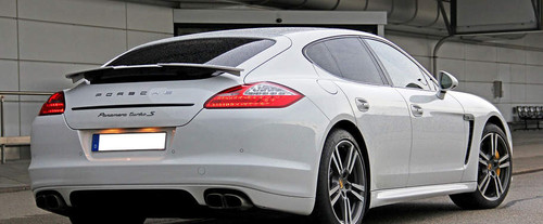 Panamera Turbo S Rear angle view