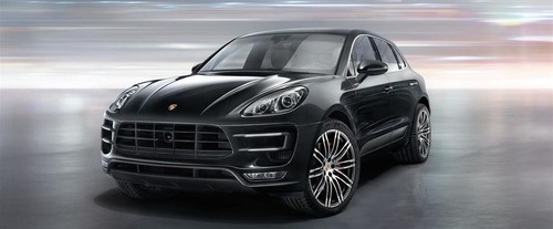 Porsche Macan Turbo Front Angle High View