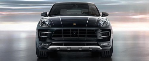 Full Front View of Macan Turbo
