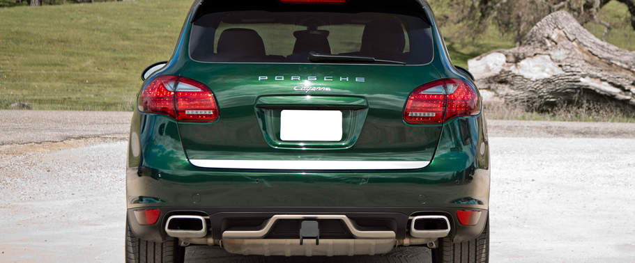 Full Rear View of Porsche Cayenne Diesel Full Rear View of Porsche Cayenne Diesel