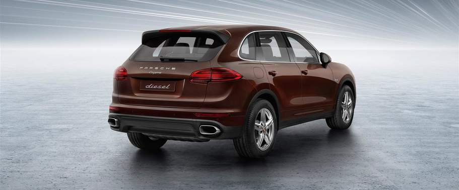 Cayenne Diesel Rear angle view Cayenne Diesel Rear angle view