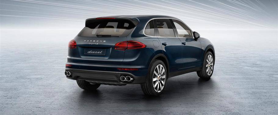 Cayenne S Diesel Rear angle view Cayenne S Diesel Rear angle view