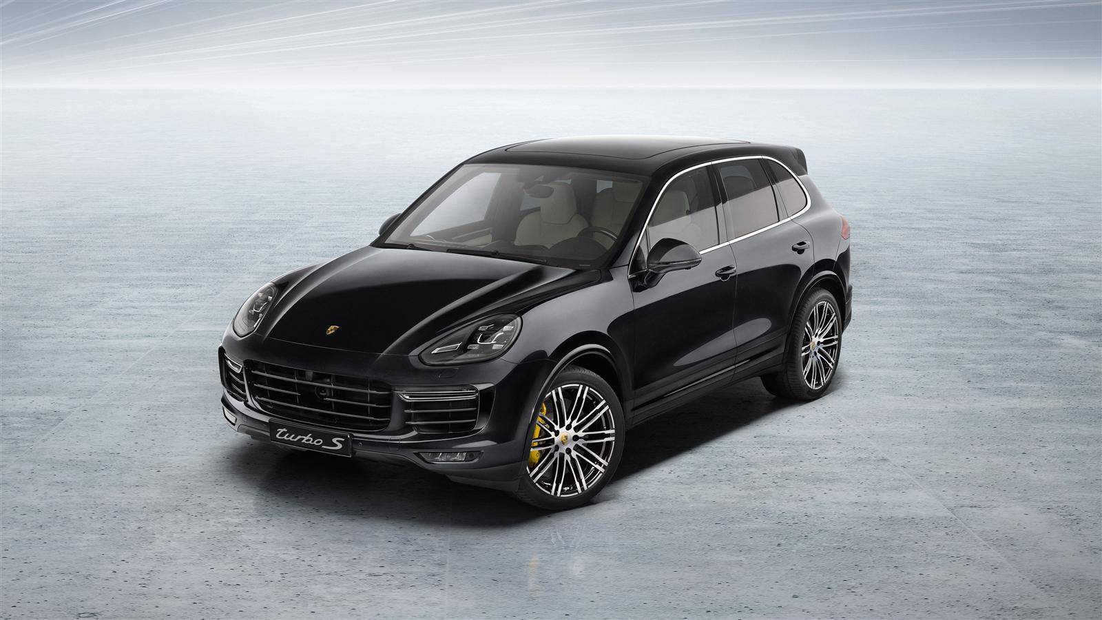 Porsche Cayenne Turbo S Front Angle High View Porsche Cayenne Turbo S Front Angle High View