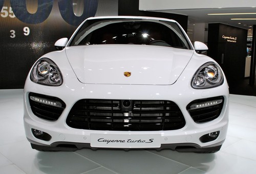 Full Front View of Cayenne Turbo S