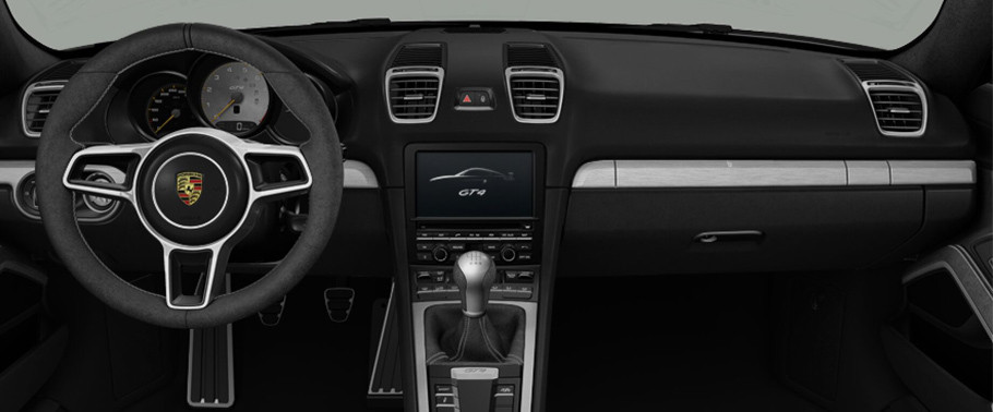 Dashboard View of Cayman GT4 Dashboard View of Cayman GT4