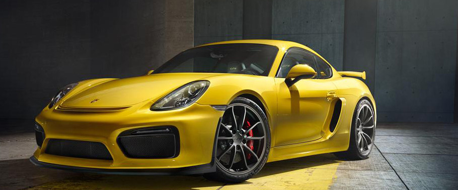Porsche Cayman GT4 Front Angle High View Porsche Cayman GT4 Front Angle High View