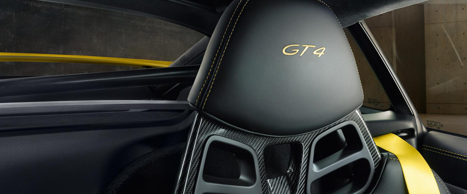 Cayman GT4 Front Seat Headrest Cayman GT4 Front Seat Headrest