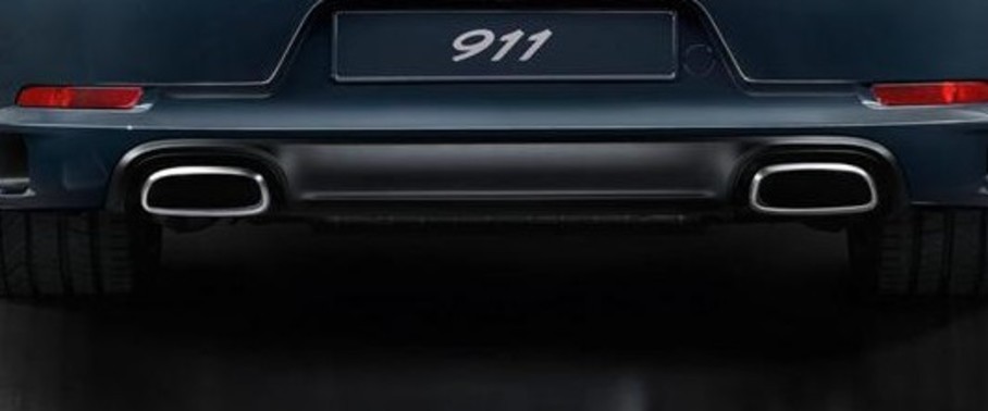 Exhaust Pipe of Porsche 911 Carrera Cabriolet Exhaust Pipe of Porsche 911 Carrera Cabriolet