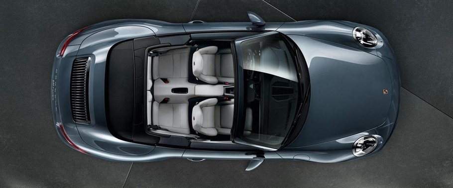 Top View of 911 Carrera Cabriolet Top View of 911 Carrera Cabriolet