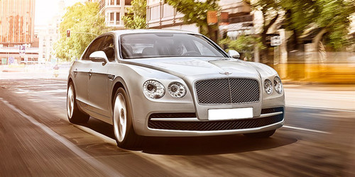 Bentley New Flying Spur V8 Front Medium View