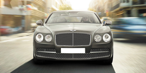 Full Front View of Flying Spur W12