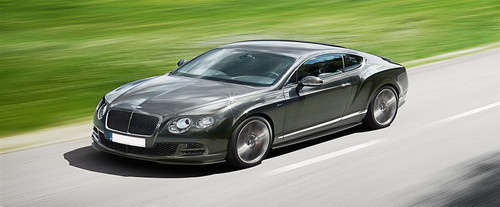 Bentley Continental GT Speed Front Angle High View