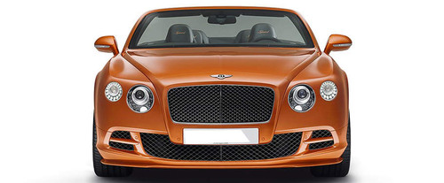 Full Front View of Continental GT Speed Convertible