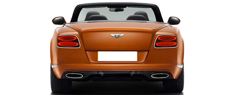 Full Rear View of Bentley Continental GT Speed Convertible