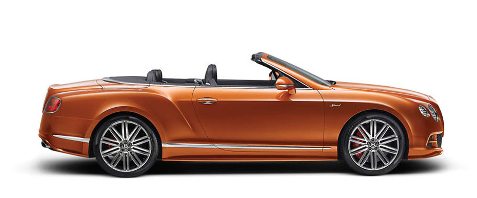 Bentley Continental GT Speed Convertible Drivers Sideview