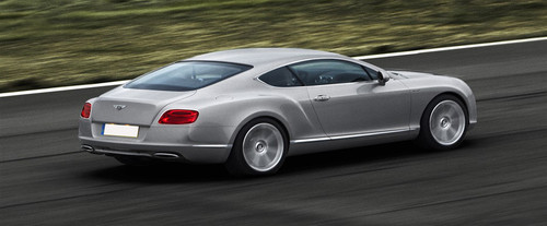 Continental GT Rear angle view