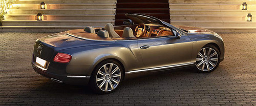 Continental GT Convertible Rear angle view