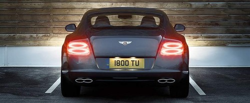 Full Rear View of Bentley Continental GT V8
