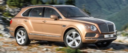 Bentley Bentayga Front Cross Side View