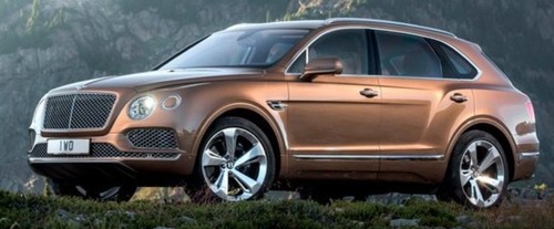 Bentley Bentayga Front Side View