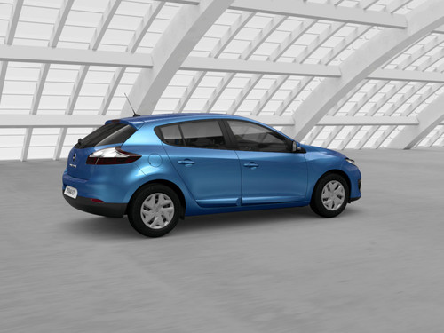 Megane Rear angle view