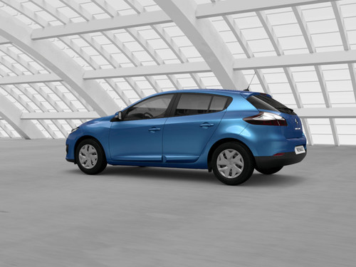 Rear Cross Side View of Renault Megane