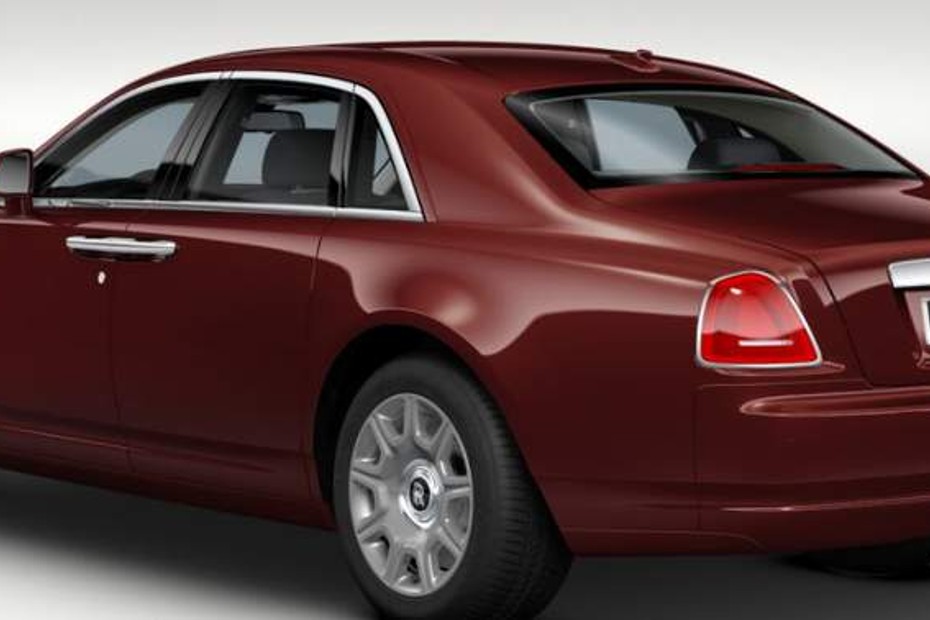 Rear Cross Side View of Rolls Royce Ghost in Qatar