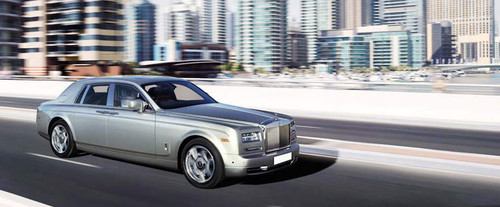 Rolls Royce Phantom Front Cross Side View