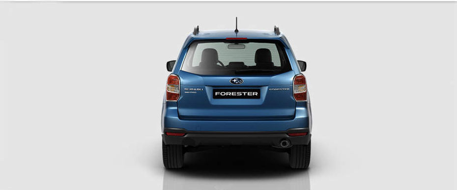 Full Rear View of Subaru Forester